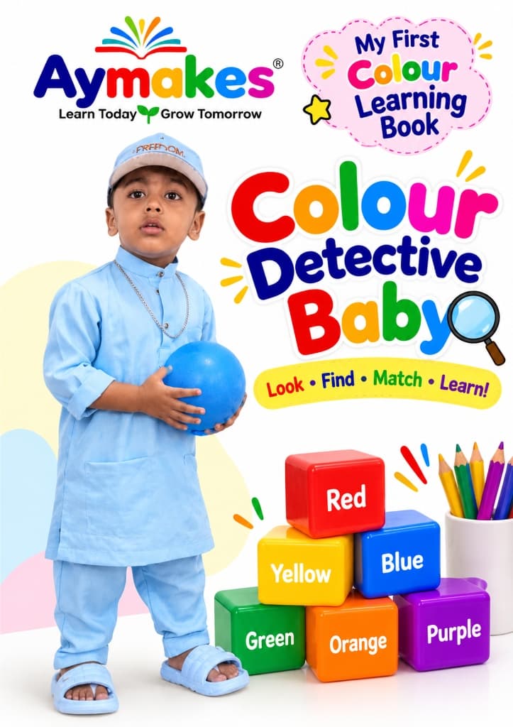 Colour Detective Baby My First Colour Learning Book - Aymakes Publications